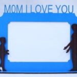 Laser Cut Mom Picture Frame Free Vector