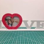 Laser Cut Love Photo Frame Valentine’s Day Gift