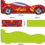 Car Bed Laser Cut Free Vector