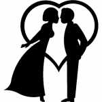 Kiss Couple dxf File