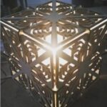 Cube 6mm Wood Lamp Free Vector
