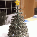 Laser Cut Flat Pack Christmas Tree DXF File