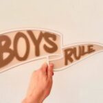 Laser Cut Boys Rule Sign