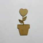 Laser Cut Flower Pot Shape Unfinished Wood Flower Pot Cutout Free Vector