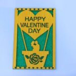 Laser Cut Valentines Day Card Free Vector