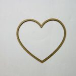 Laser Cut Heart Cutout Unfinished Wood Shape Craft Free Vector