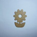 Laser Cut Flower Cutout Unfinished Wooden Shape Free Vector