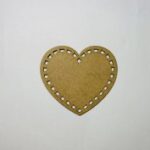 Laser Cut Heart Shape Wood Cutout Free Vector