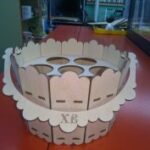 Laser Cut Easter Bucket Basket Template Free Vector