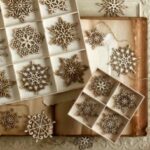 Laser Cut Christmas Tree Snowflakes Free Vector