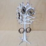 Laser Cut Jewelry Tree Stand 3mm DXF File