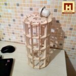 Laser Cut Wooden Hanging Lamp Night Light DXF File