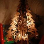 Laser Cut Christmas Tree 5mm Plywood DWG File