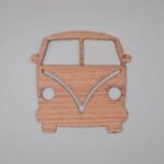 Laser Cut Wood Van Cutout Van Shape Unfinished Free Vector