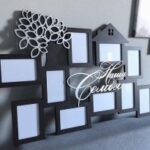 Laser Cut Family Photos Wall Decor Picture Frames Free Vector