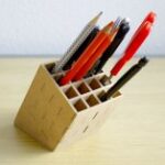 Laser Cut Pencil Stand 3mm DXF File