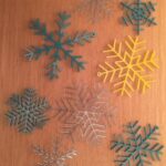 Laser Cut Christmas Snowflake Ornaments Free Vector