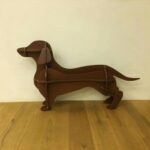 Laser Cut Dachshund Shelf Template Free Vector