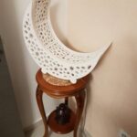 Laser Cut Crescent Moon Lamp Night Light Box DXF File