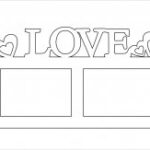 Love Ramka Na 2 Foto Free Vector