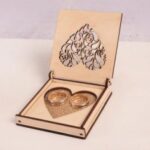 Wedding Rings Box Free Vector