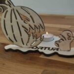 Laser Cut Halloween Tealight SVG File