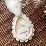 Laser Cut Personalized Easter Bunny Tags Easter Basket Gift Tag
