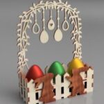Laser Cut Easter Bunny Box Template Free Vector