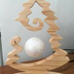 Laser Cut Christmas Tree Bauble Holder Christmas Bauble Stand Free Vector