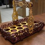 Laser Cut Easter Basket Wooden Easter Gift Free Vector