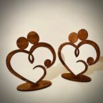 Laser Cut Love Family Heart Decor 3mm SVG File