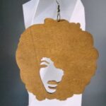 Laser Cut Boucle Afro Keychain DXF File