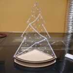 Laser Cut Acrylic Lamp Base 3mm  SVG File