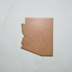 Laser Cut Arizona Unfinished Cutout Shape Free Vector
