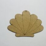 Laser Cut Sea Shell Shape Unfinished Wood Sea Shell Cutout Free Vector