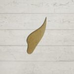 Laser Cut Elf Ear Wood Cutout Free Vector