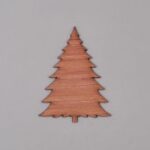 Laser Cut Unfinished Blank Wood Christmas Tree Free Vector