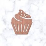 Laser Cut Cupcake Unfinished Wood Cutout Shape Free Vector