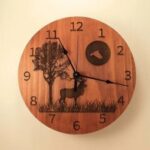 Chasy Olen Derevo Luna Free Vector