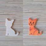 Laser Cut Super Cat Wood Magnet Free Vector