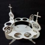 Laser Cut Display Easter Eggs DXF File