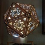 Laser Cut Icosahedron Light Decor SVG File