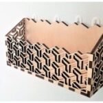 Letter Holder, Mail Holder Laser Cut Template DWG File