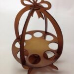 Easter Laser Cut Egg Cup Holder Free Vector