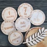 Laser Cut Engraved Wood Medallions Free Vector