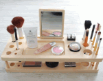 Makeup organizer Laser Cut Free Vector