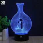 Vase Shape 3D Lamp Vector Model Free Vector