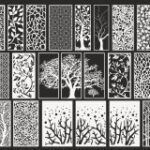 Lasercut Ornament Set Free Vector