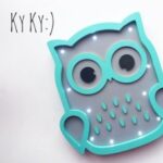 Laser Cut Owl Lamp DXF File