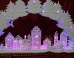 Laser Cut Christmas Xmas New Year Lamp Free Vector